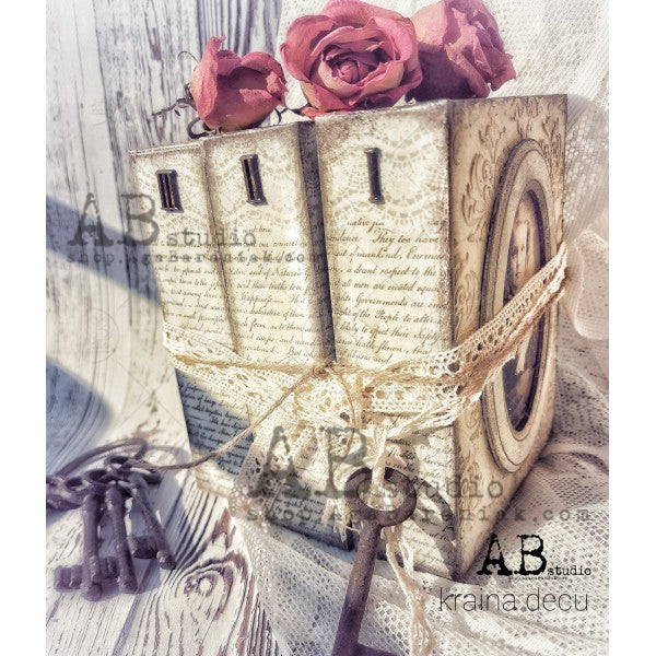 ABstudio Rice Paper - 173 A4) - Rustic Farmhouse Charm