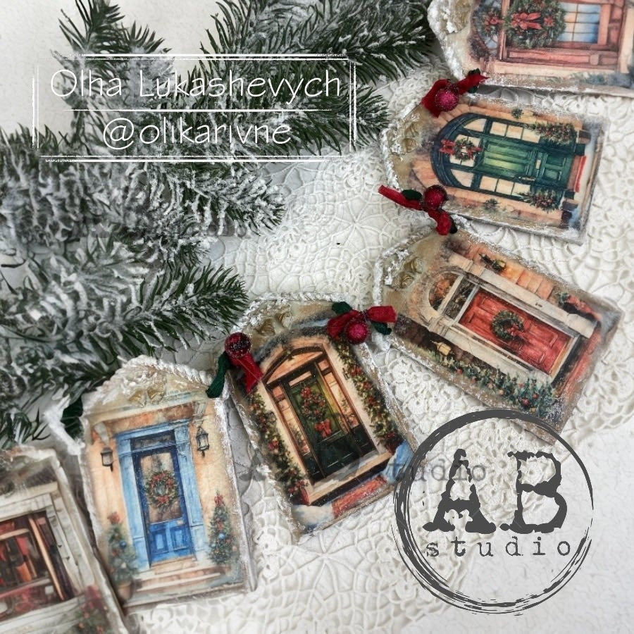 ABstudio Rice Paper - 2409 (A4) - Rustic Farmhouse Charm