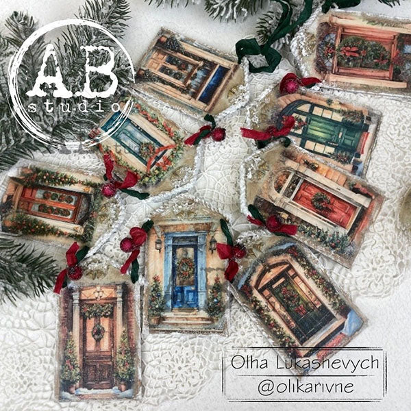 ABstudio Rice Paper - 2409 (A4) - Rustic Farmhouse Charm