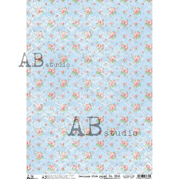 ABstudio Rice Paper - 3381 (A3) - Rustic Farmhouse Charm