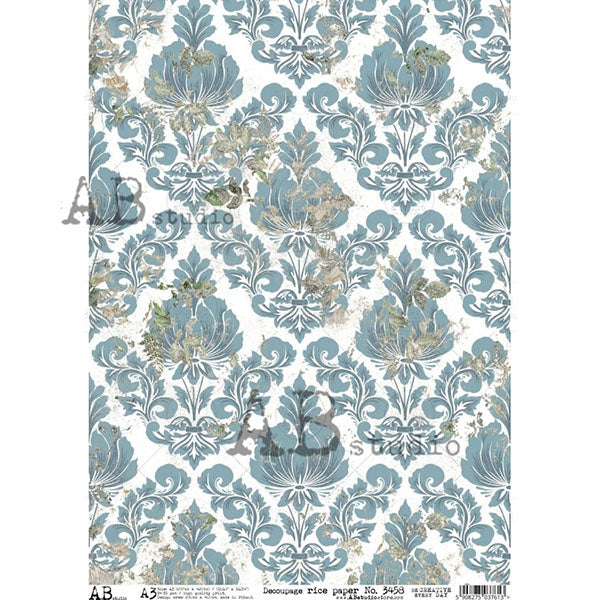 ABstudio Rice Paper - 3458 (A3) - Rustic Farmhouse Charm