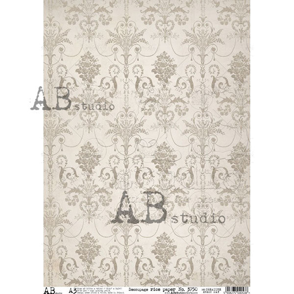 ABstudio Rice Paper - 3750 (A3) - Rustic Farmhouse Charm