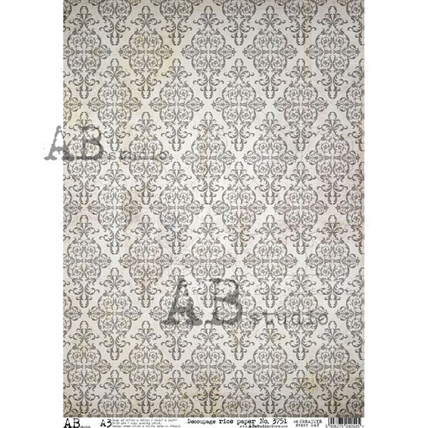 ABstudio Rice Paper - 3751 (A3) - Rustic Farmhouse Charm