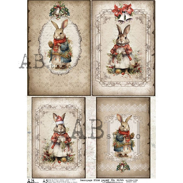 ABstudio Rice Paper - 4044 (A3) - Rustic Farmhouse Charm