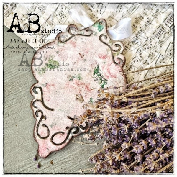 ABstudio Rice Paper - 'JAPANESE ROSES 2' 53 (A4) - Rustic Farmhouse Charm