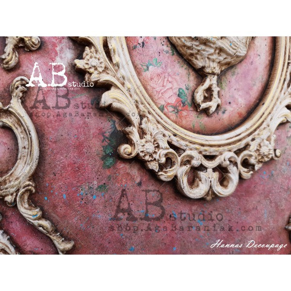 ABstudio Rice Paper - 'JAPANESE ROSES 2' 53 (A4) - Rustic Farmhouse Charm