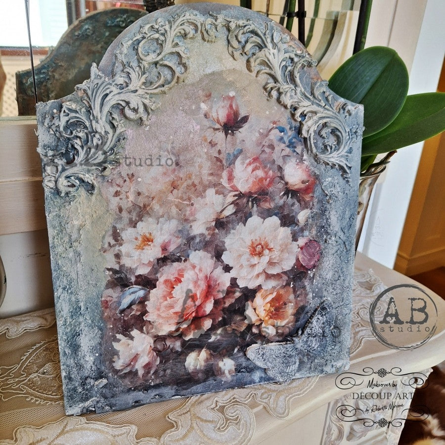 ABstudio Rice Paper - 5343 (A4) - Rustic Farmhouse Charm