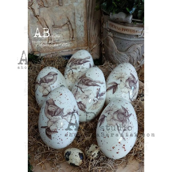 ABstudio Rice Paper - 554 (A4) - Rustic Farmhouse Charm