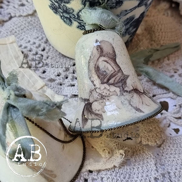 ABstudio Rice Paper - 554 (A4) - Rustic Farmhouse Charm