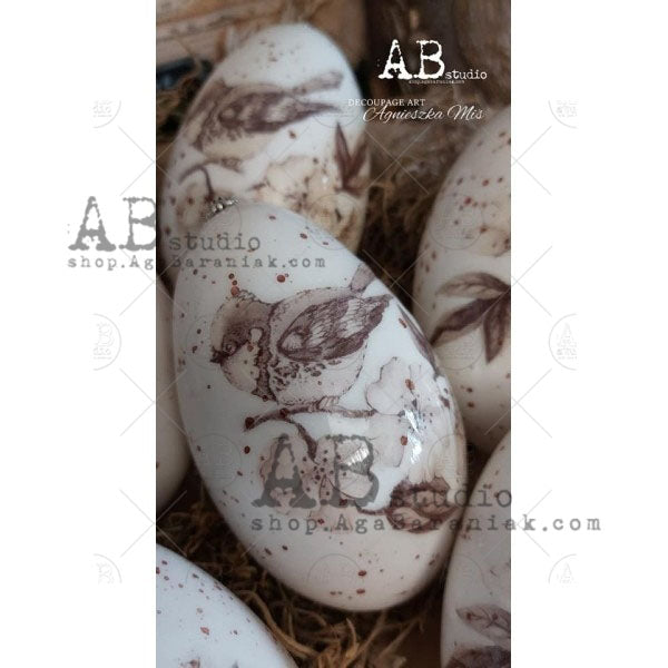 ABstudio Rice Paper - 554 (A4) - Rustic Farmhouse Charm