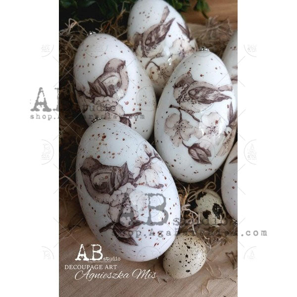 ABstudio Rice Paper - 554 (A4) - Rustic Farmhouse Charm