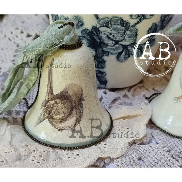 ABstudio Rice Paper - 554 (A4) - Rustic Farmhouse Charm
