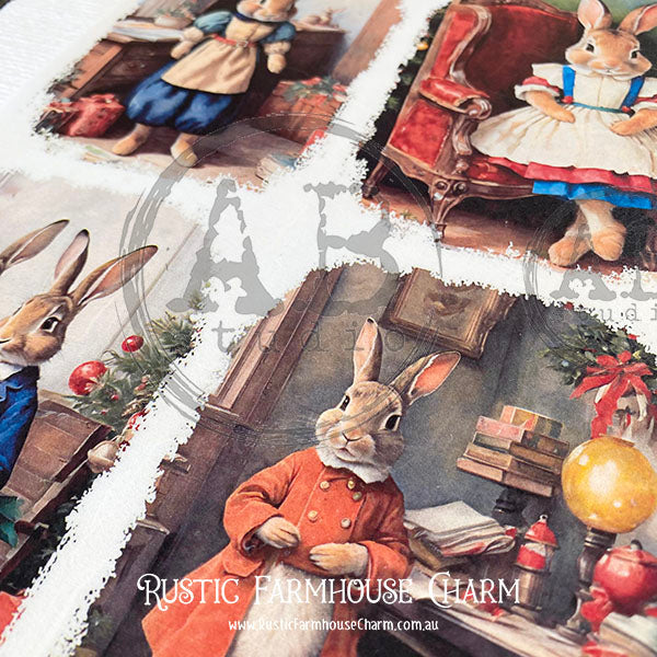 ABstudio Rice Paper - 5725 (A4) - Rustic Farmhouse Charm