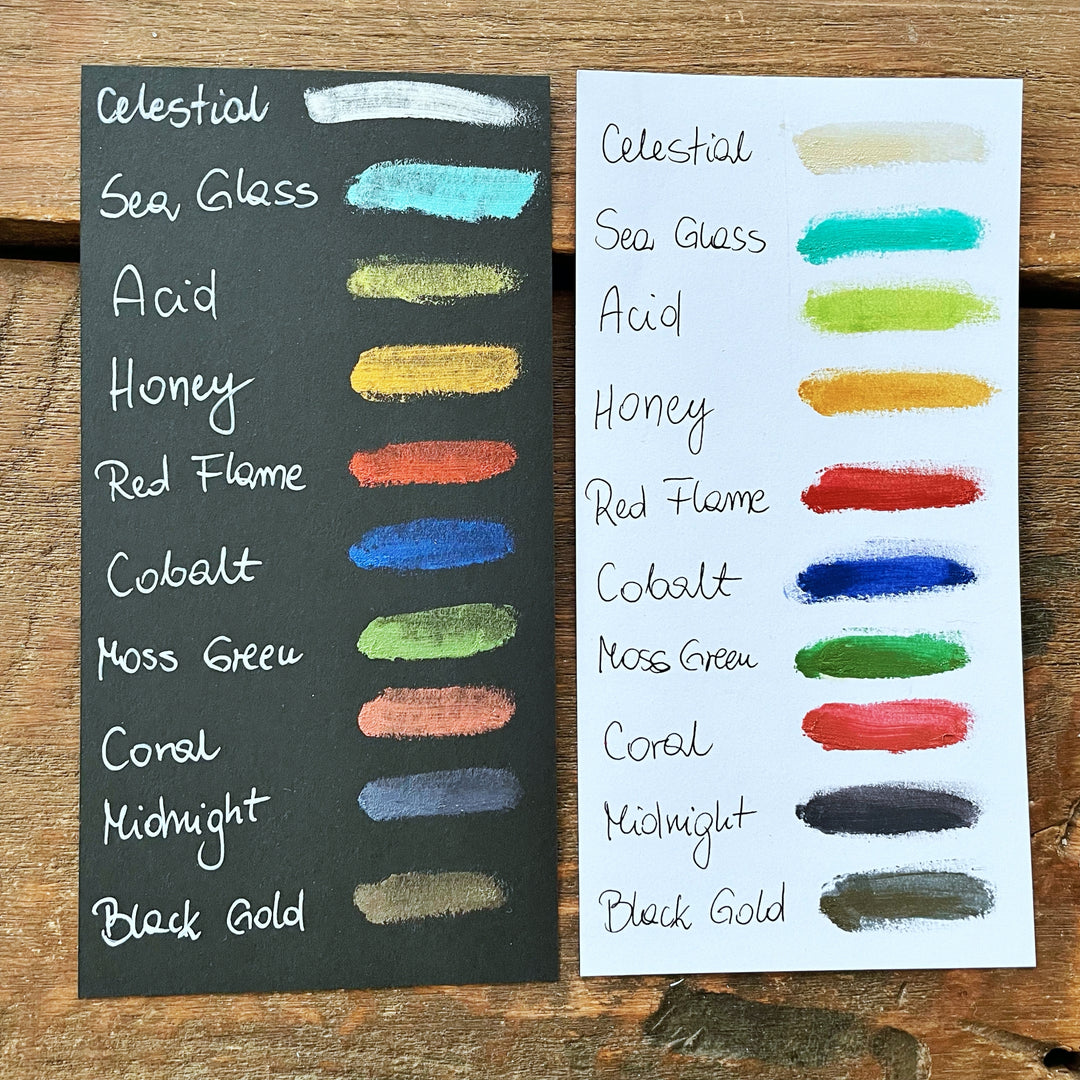 Finnabair Metallique Wax - BLACK GOLD (Art Alchemy) - Rustic Farmhouse Charm