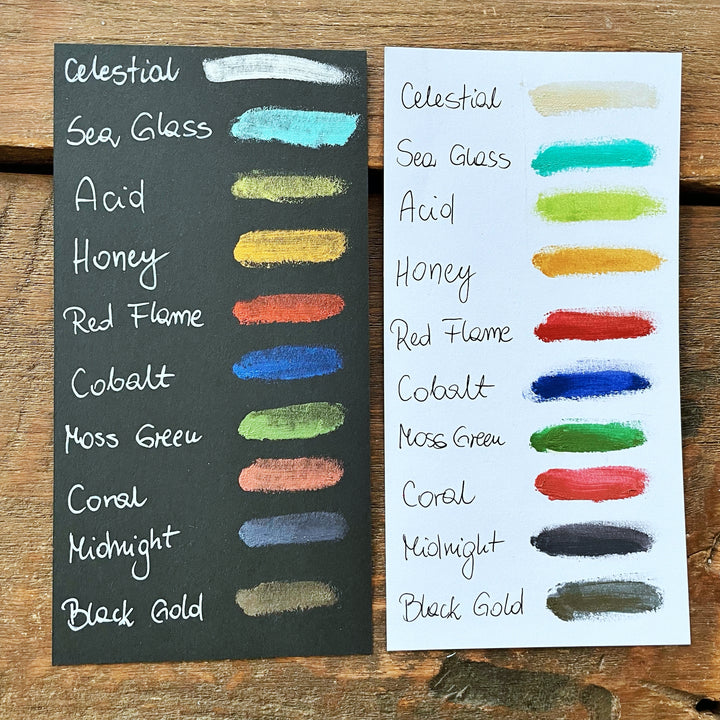 Finnabair Metallique Wax - BLACK GOLD (Art Alchemy) - Rustic Farmhouse Charm