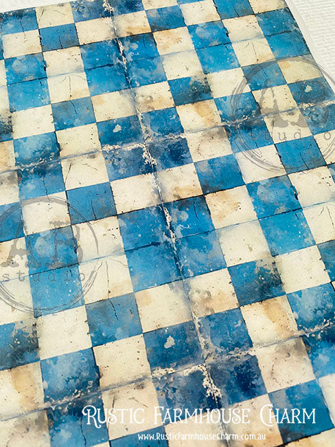 ABstudio Rice Paper - 6717 (A4) - Rustic Farmhouse Charm