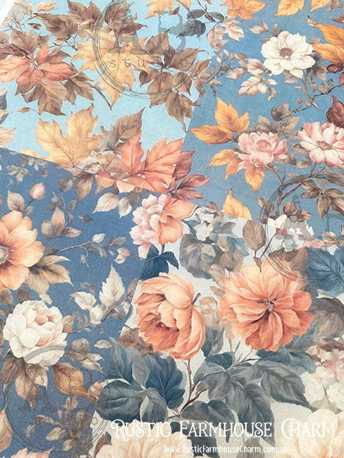 ABstudio Rice Paper - 7131 (A4) - Rustic Farmhouse Charm