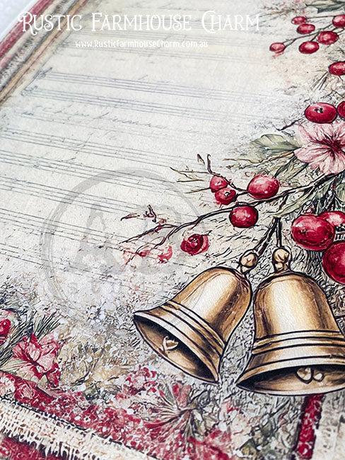 ABstudio Rice Paper - 7300 (A4) - Rustic Farmhouse Charm