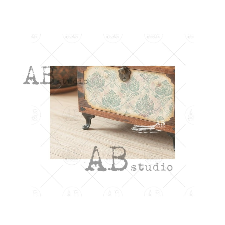 ABstudio Rice Paper - 7404 (A4) - Rustic Farmhouse Charm