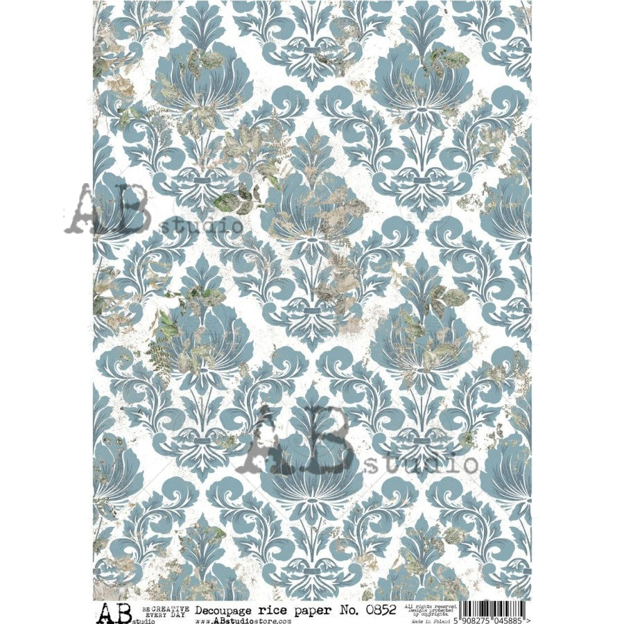 ABstudio Rice Paper - 852 (A4) - Rustic Farmhouse Charm