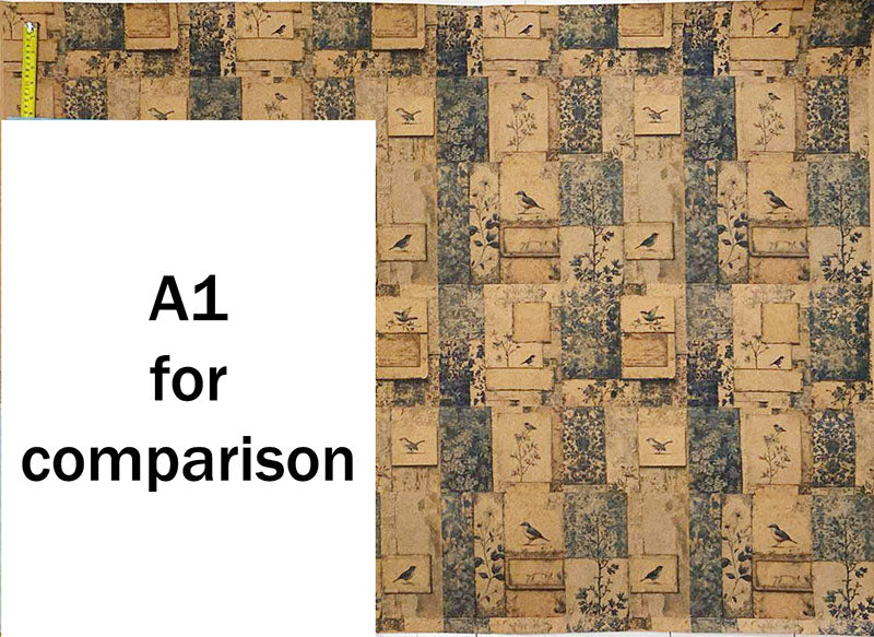 Adhesive Cork Fabric - FLORENTINE VINE