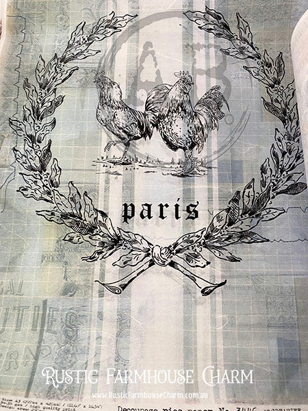 ABstudio Rice Paper - 3446 (A3) - Rustic Farmhouse Charm