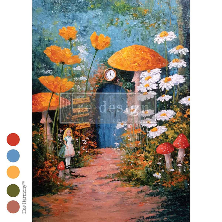 LIMITED! Redesign A3 Decoupage Fibre Paper - A CHOICE OF DIRECTIONS (29.7cm x 41.9cm) - Rustic Farmhouse Charm