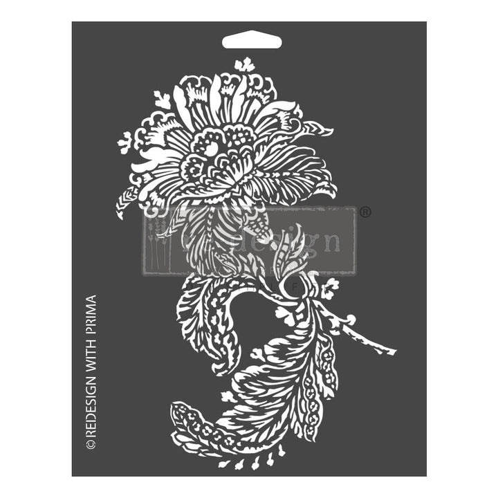 NEW! ADORED PAISLEY Redesign Stencil 9" x 12" - Rustic Farmhouse Charm