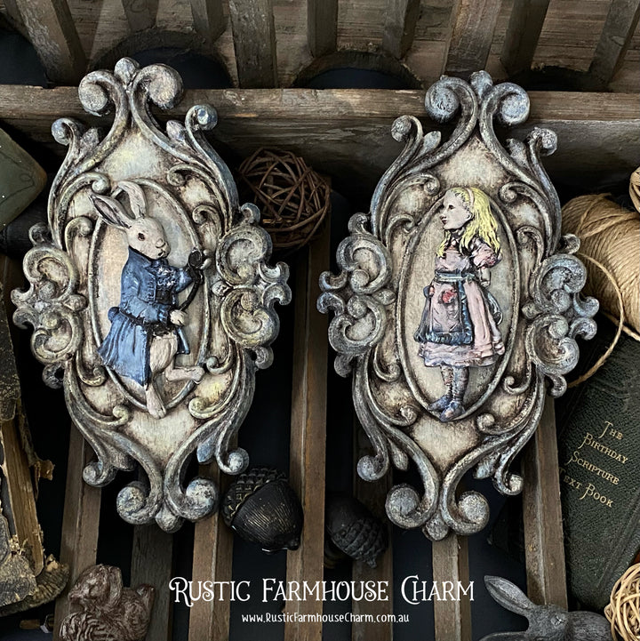 NEW! FOLLOWING ALICE Mould by Prima - Rustic Farmhouse Charm