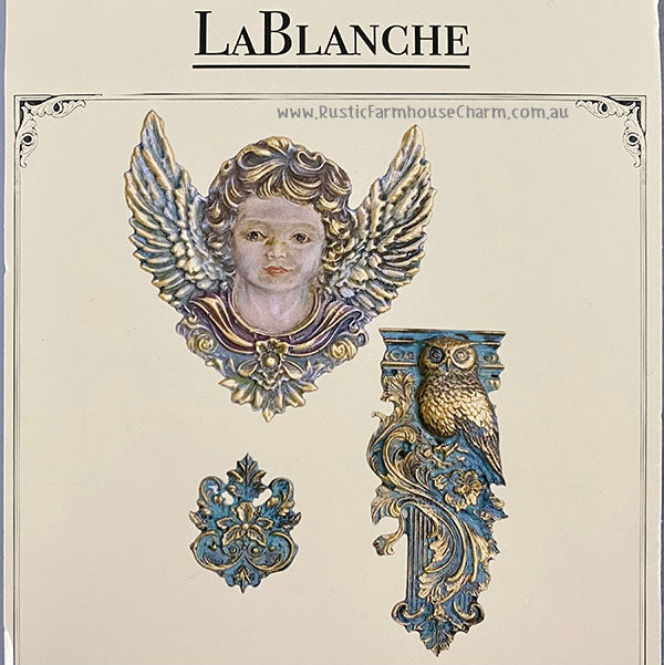 LaBlanche Mould - ANGEL & OWL (12.7 cm x 20.3 cm)