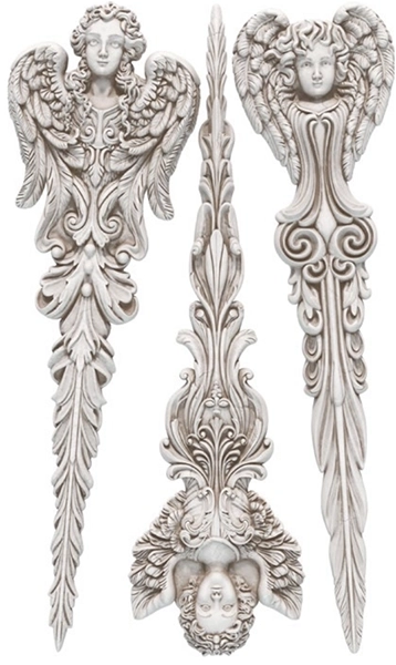 NEW! IOD Mould - ANGELIC TAPERS (6"x10", 15.24cm x 25.4cm)