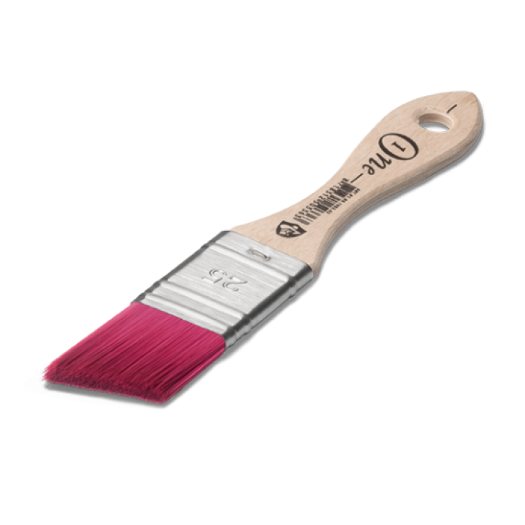Staalmeester® Paintbrush ANGLED SPALTER 25mm (100% Synthetic) - Ultimate ONE Series 1052 #02 - Rustic Farmhouse Charm