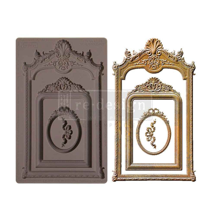 NEW! Redesign Mould - ANTIQUE GAZE (5" x 8") - Rustic Farmhouse Charm
