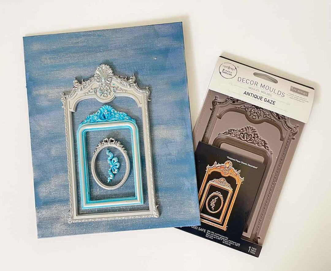 NEW! Redesign Mould - ANTIQUE GAZE (5" x 8") - Rustic Farmhouse Charm