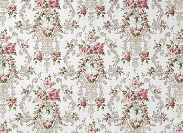 Decoupage Tissue Paper - Antoinette Rose Trellis (53.34cm x 73.66cm) - Rustic Farmhouse Charm