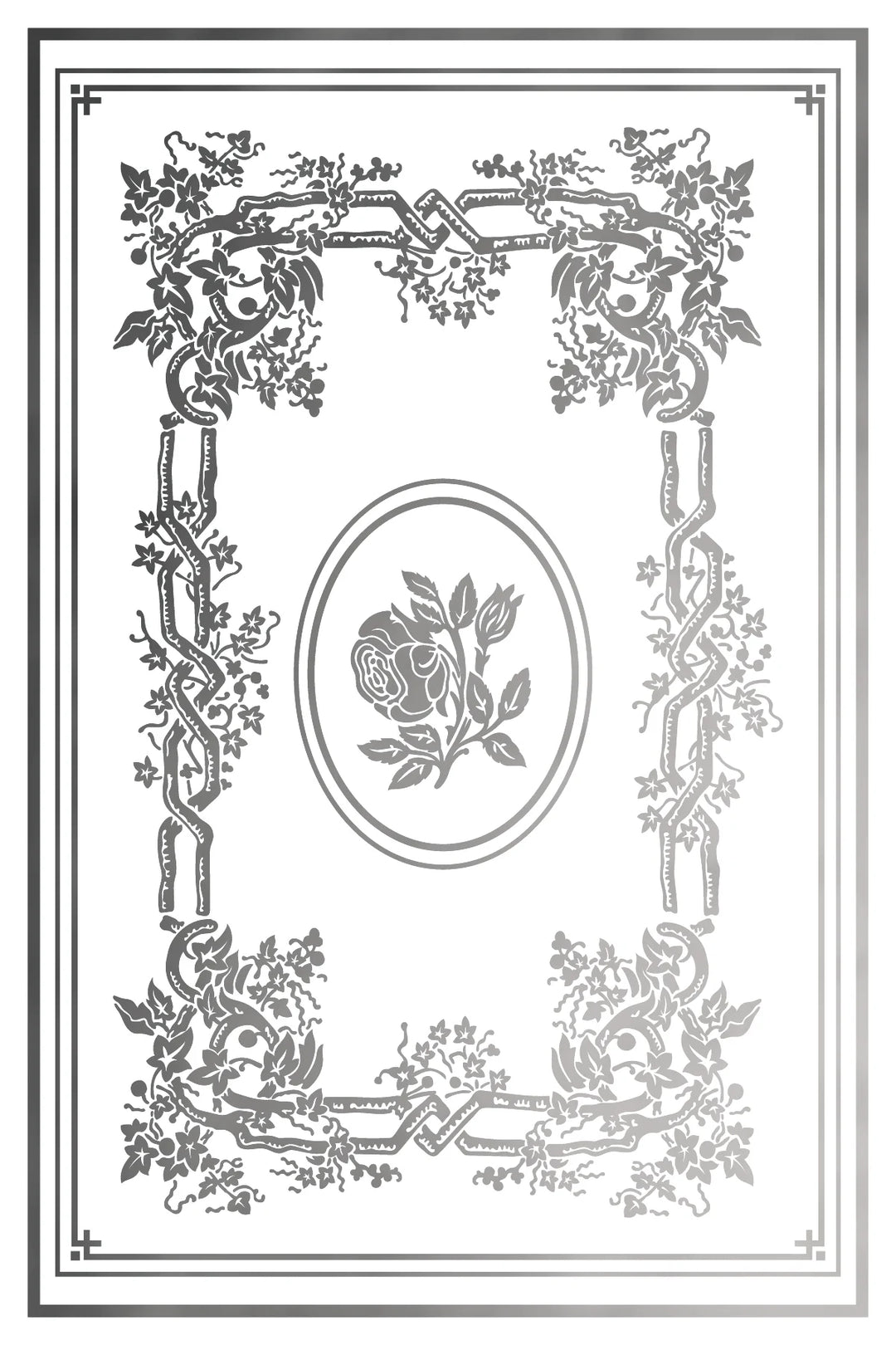 NEW! IOD Gold & Silver Foil Transfer Pad - ATHENAEUM (set of eight 8"x12" sheets) - Rustic Farmhouse Charm