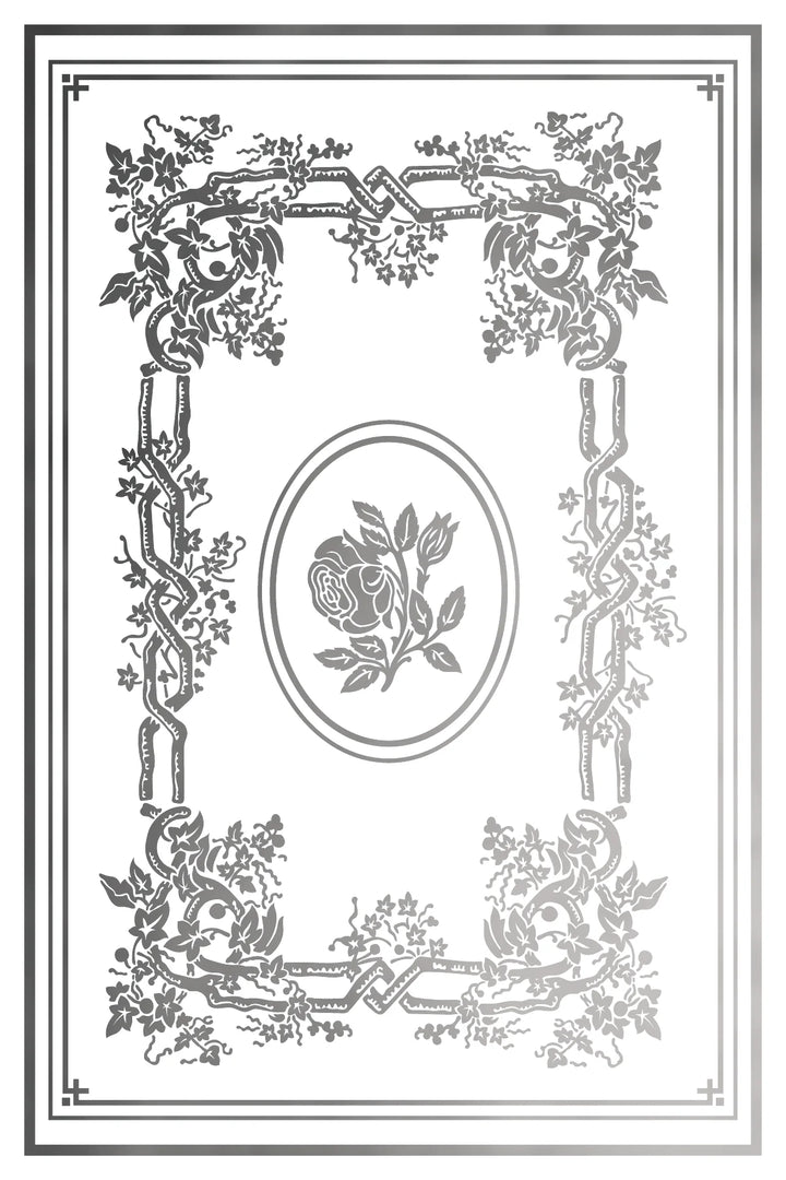 NEW! IOD Gold & Silver Foil Transfer Pad - ATHENAEUM (set of eight 8"x12" sheets) - Rustic Farmhouse Charm