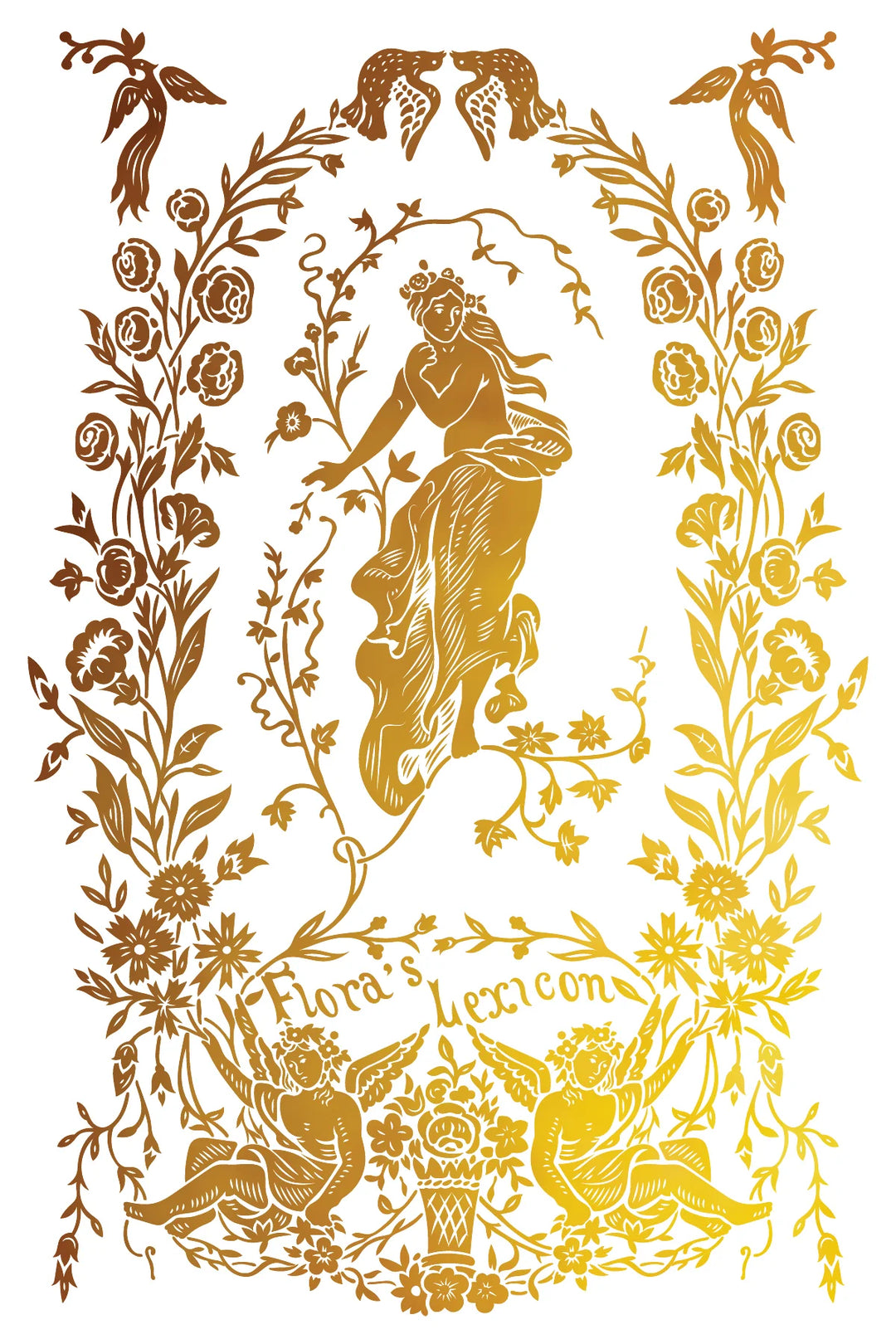 NEW! IOD Gold & Silver Foil Transfer Pad - ATHENAEUM (set of eight 8"x12" sheets) - Rustic Farmhouse Charm