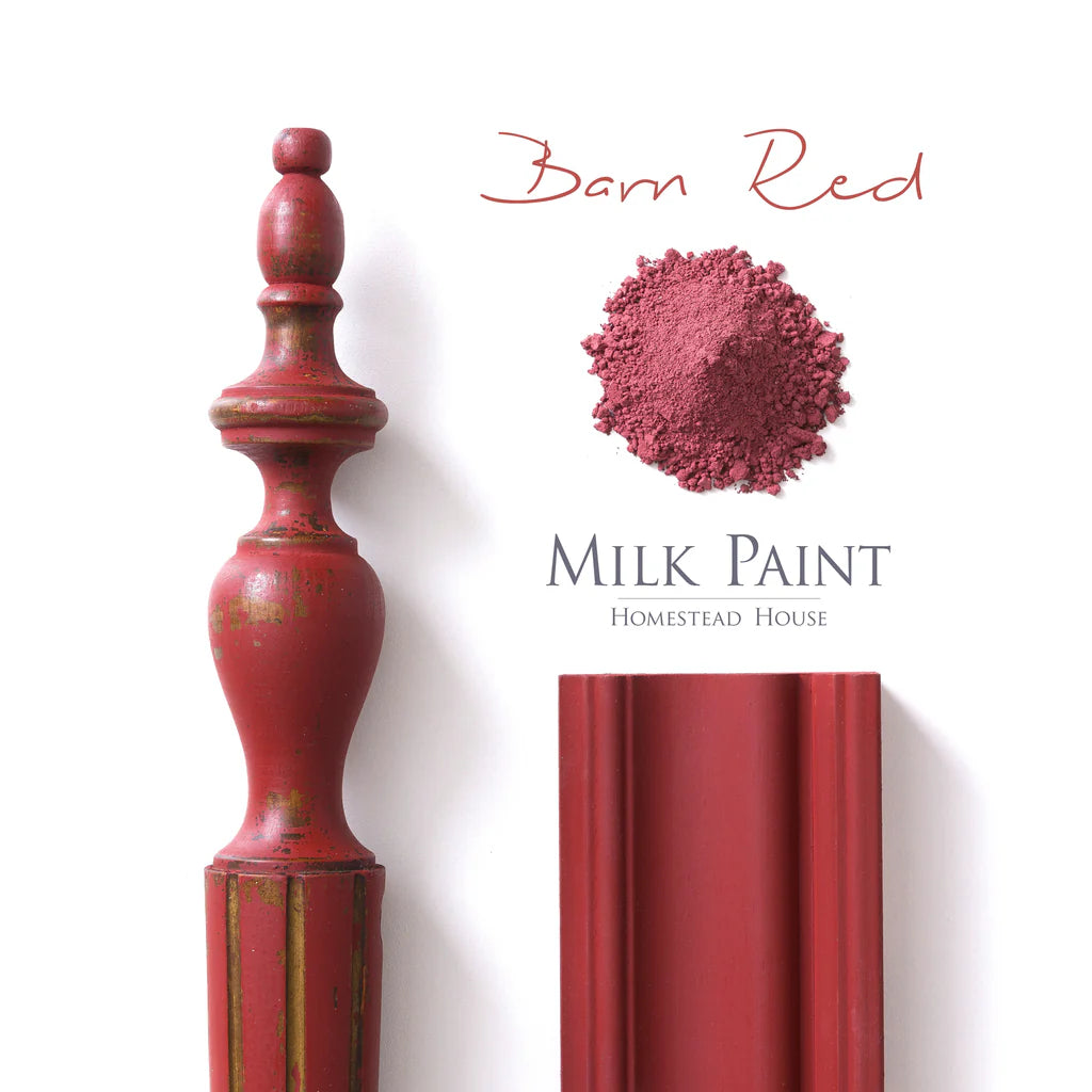 Homestead House Milk Paint - BARN RED - Rustic Farmhouse Charm