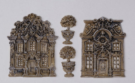 NEW! LaBlanche Mould - BAROQUE HOUSES (12.7 cm x 20.3 cm)