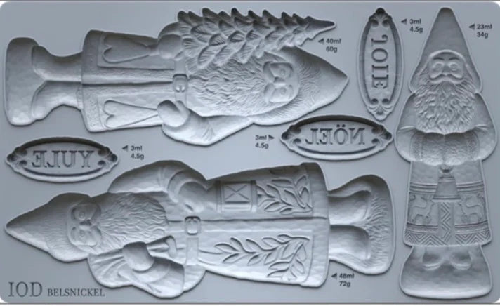 NEW! IOD Mould - BELSNICKEL (6"x10", 15.24cm x 25.4cm)