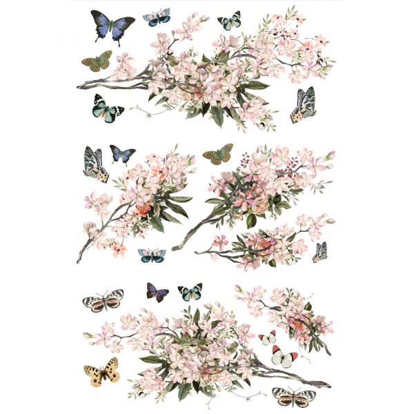 BLOSSOM BOTANICA Redesign Transfer 76.2cm x 60.96cm - Rustic Farmhouse Charm