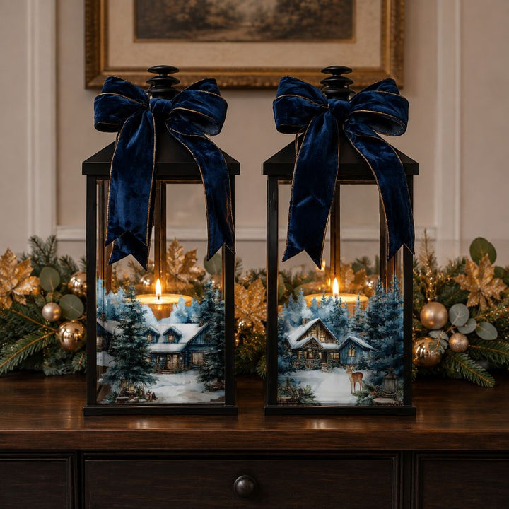 NEW! Redesign Luxe Transfer - BLUE RIDGE WINTER (2 sheets, 8.25cm x 29.2cm)