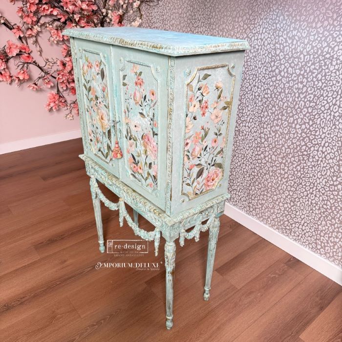 NEW! Redesign Transfer - BLUSH HARMONY (60.96cm x 88.9cm) - Rustic Farmhouse Charm