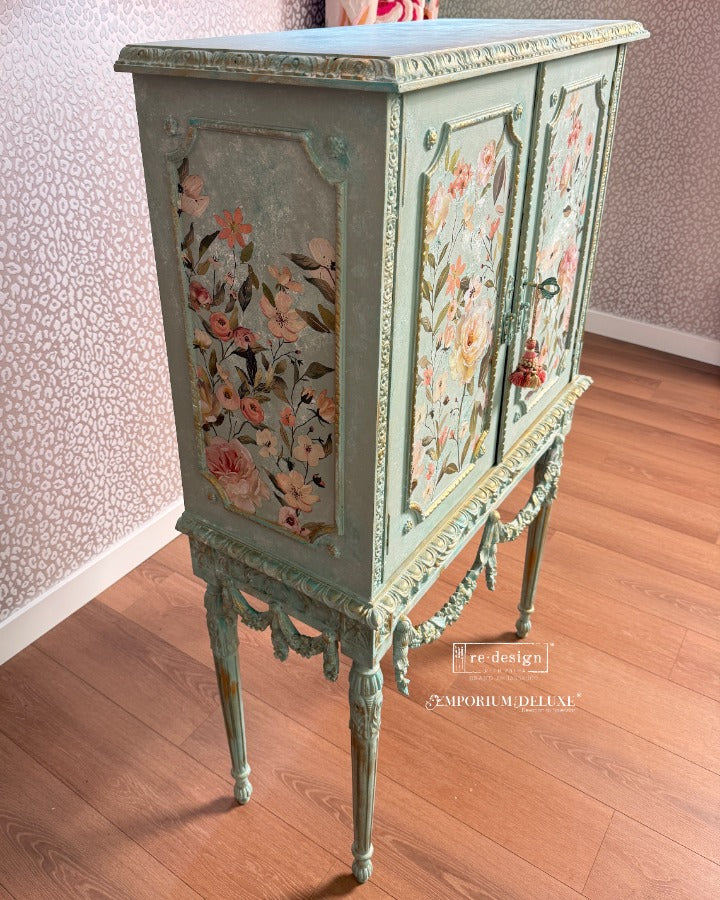 NEW! Redesign Transfer - BLUSH HARMONY (60.96cm x 88.9cm) - Rustic Farmhouse Charm