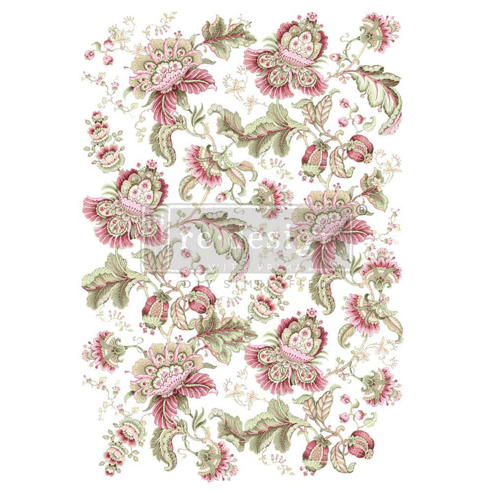 NEW! Redesign Transfer - BOHO PAISLEY (88.9cm x 60.96cm) - Rustic Farmhouse Charm