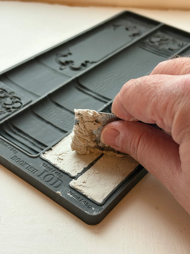 NEW! IOD Mould - BOOKISH (6"x10", 15.24cm x 25.4cm) - Rustic Farmhouse Charm