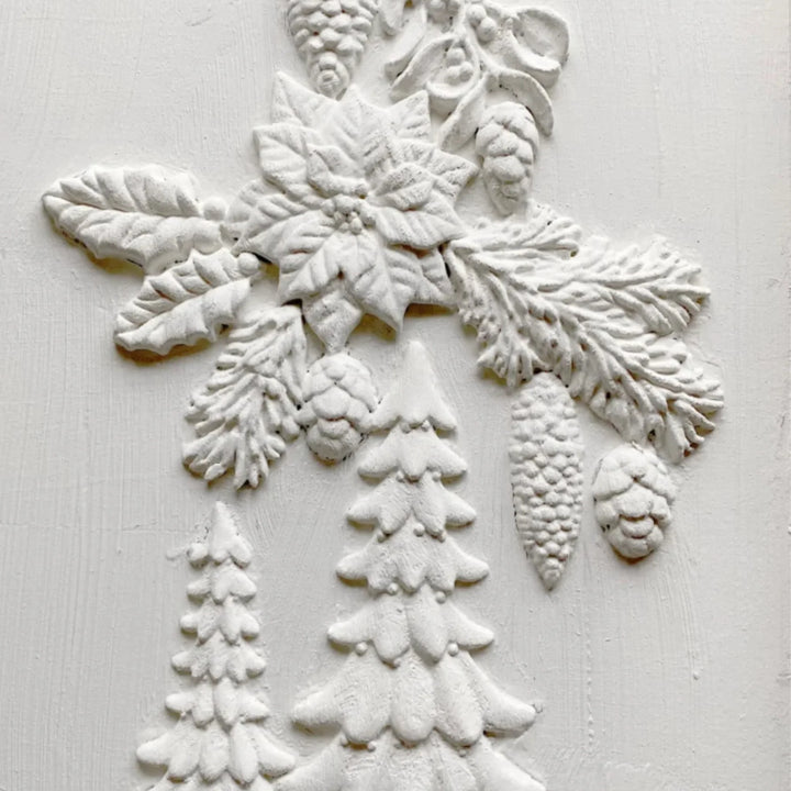 LIMITED! IOD Mould - BOUGHS OF HOLLY (6"x10", 15.24cm x 25.4cm)