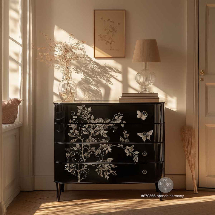 NEW! Redesign Transfer - BRANCH HARMONY (60.96cm x 88.9cm) - Rustic Farmhouse Charm