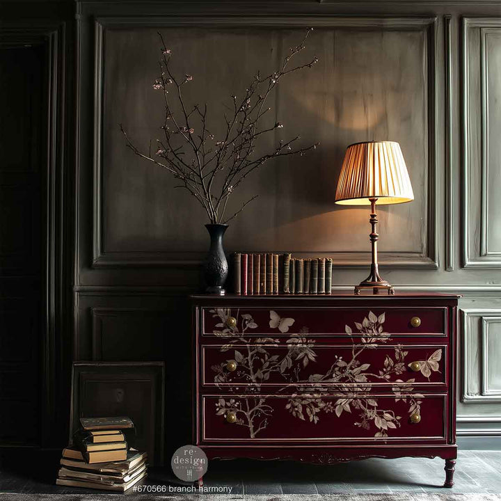 NEW! Redesign Transfer - BRANCH HARMONY (60.96cm x 88.9cm) - Rustic Farmhouse Charm